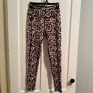 Victoria's Secret Black and Tan Leggings